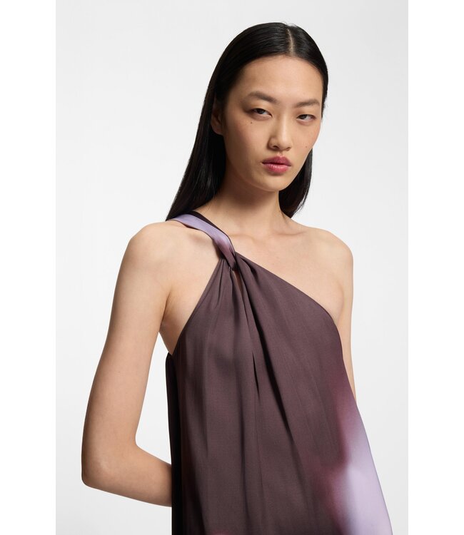 BOSS Robe asymétrique à imprimé floral