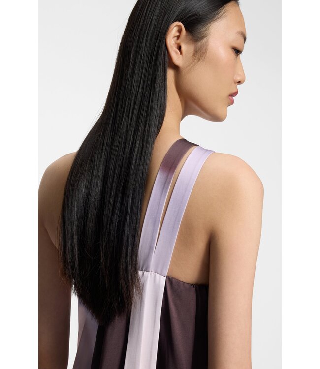 BOSS One-Shoulder Dress with Floral Print