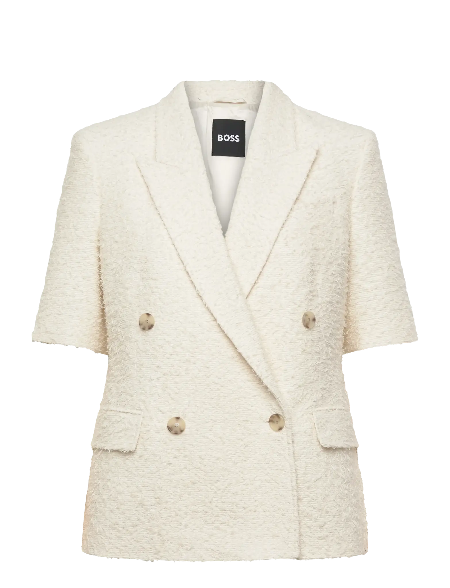 Regular Fit Blazer in a Cotton Blend