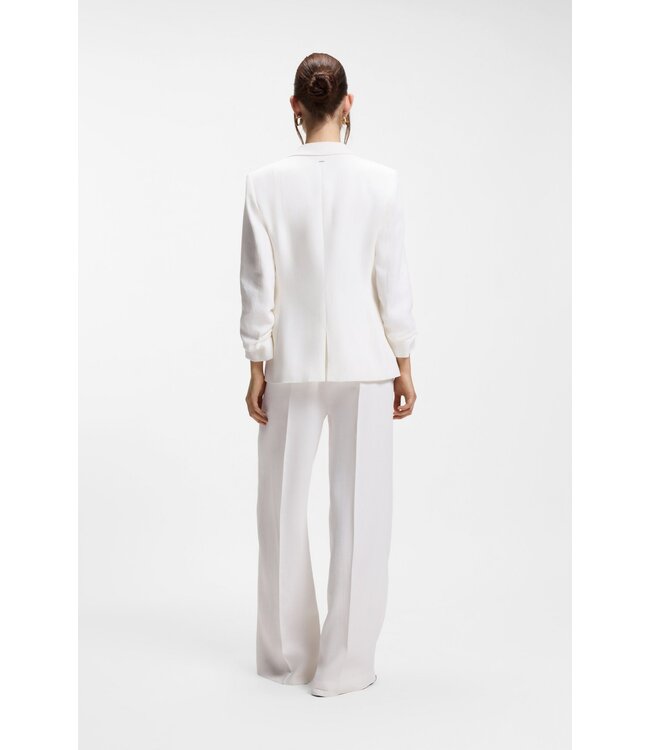 BOSS Blazer slim en mélange de lin