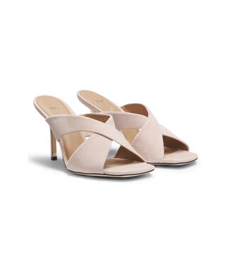 BOSS Sandales en cuir suédé à brides croisées