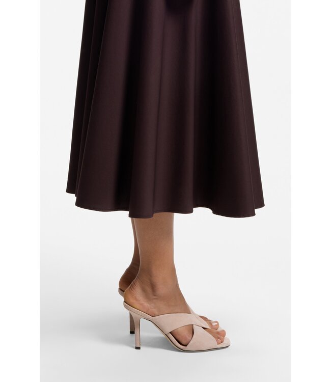 BOSS Sandales en cuir suédé à brides croisées