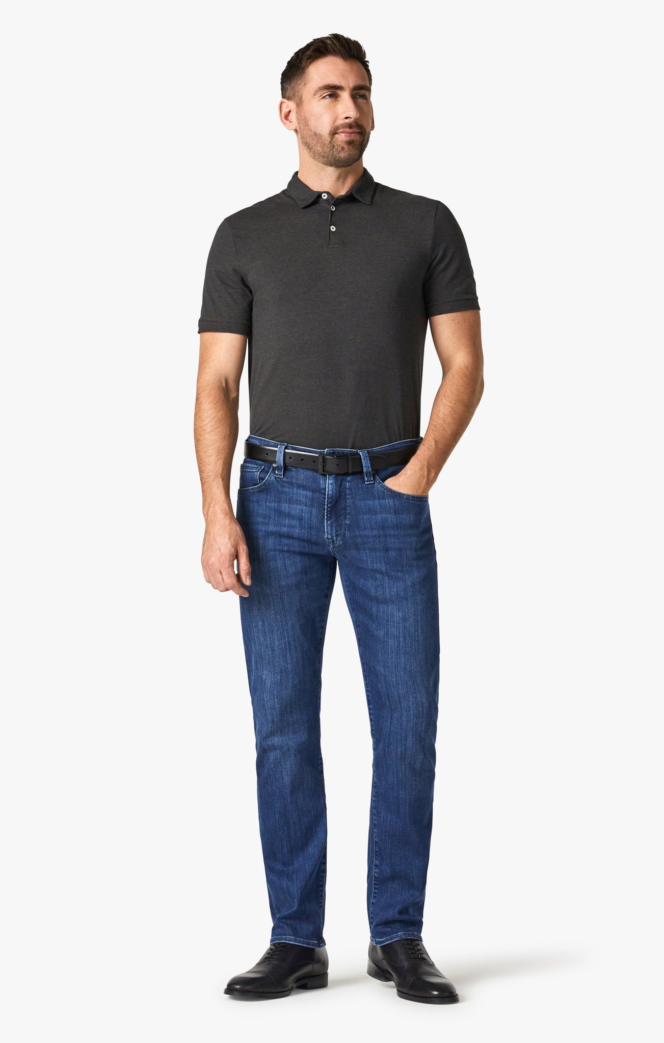 Courage Straight Leg Jeans in Mid Urban