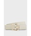 BOSS Textured Italian-Leather Belt with Gold-Tone Pin Buckle