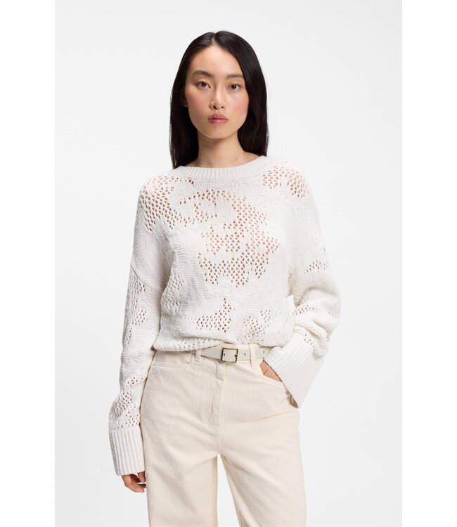 BOSS Ceinture texturée en cuir italien avec boucle ardillon dorée