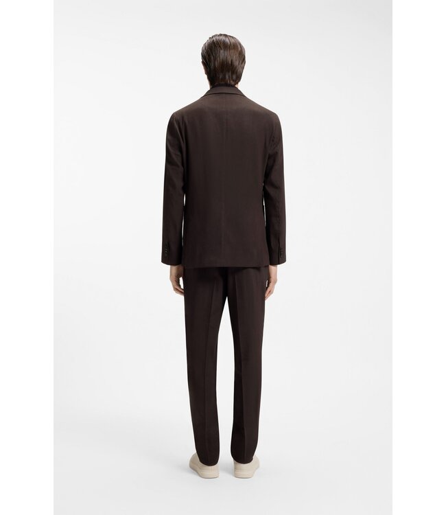 BOSS Veste de costume slim en Tech Linen lavable