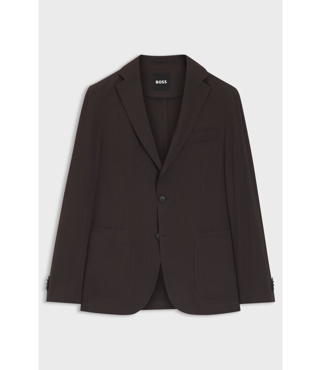 BOSS Slim-Fit Suit Jacket in Washable Tech Linen