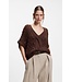 BOSS Cotton-Blend Knitted Top with Cable Detailing
