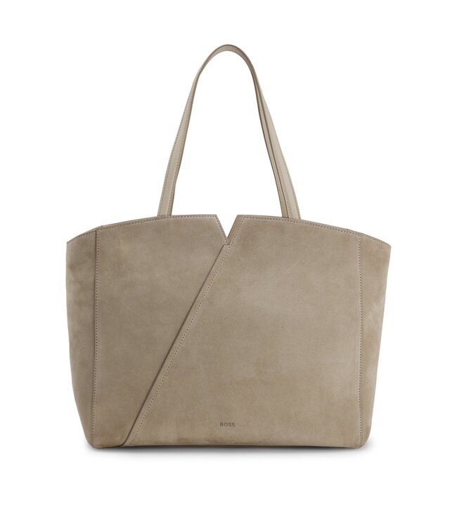 BOSS BOSS REVERS Tote Bag in Suede with Belt Detail
