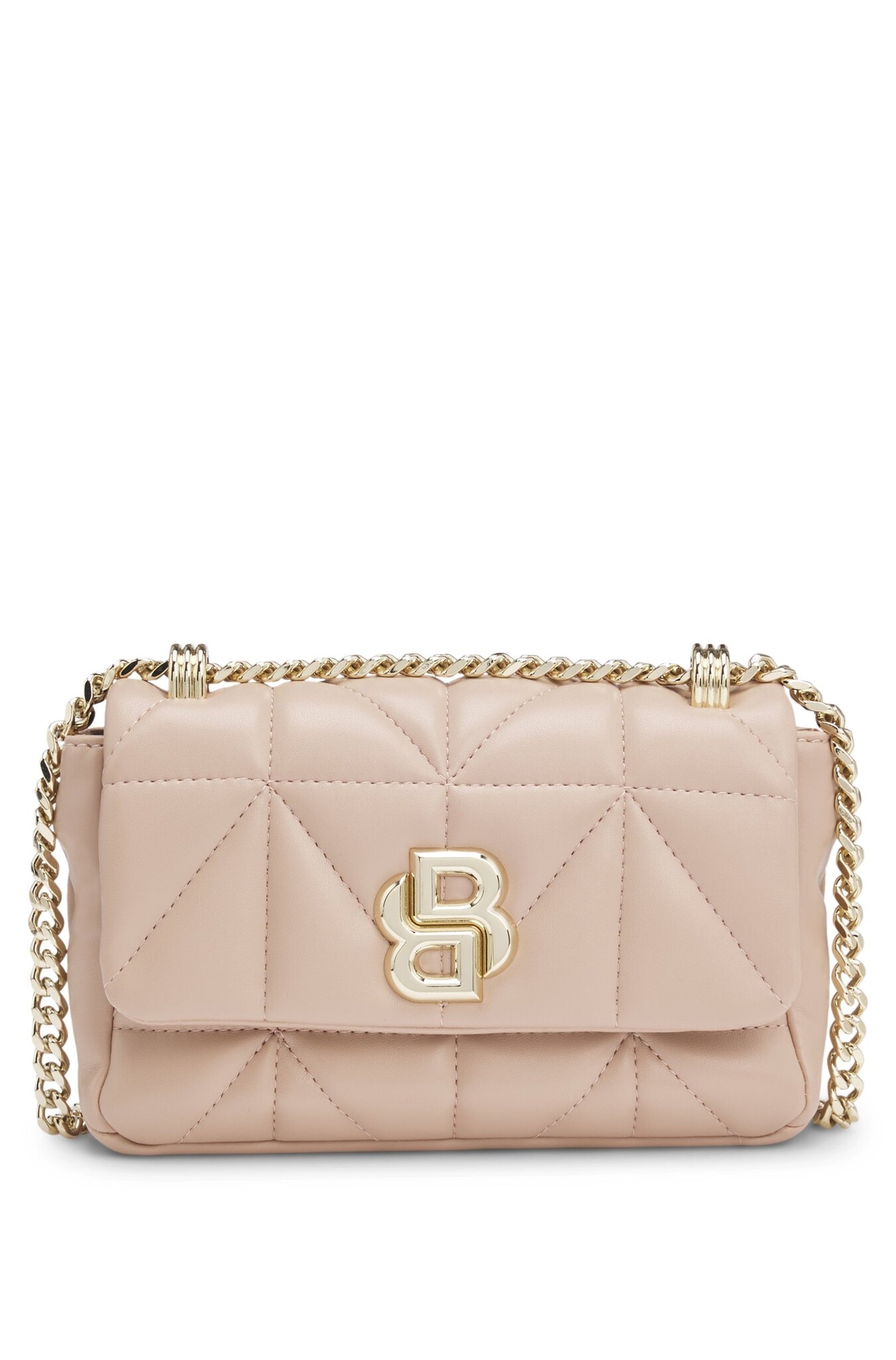 Small Quilted Shoulder Bag with Double B Monogram