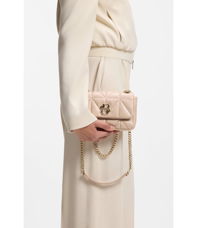 BOSS Petit sac porté épaule matelassé avec monogramme Double B