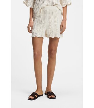 BOSS Cotton-Blend Knitted Shorts with Wave Structure