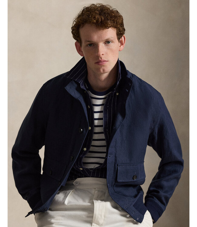 POLO RALPH LAUREN La veste Barrett en lin chevrons