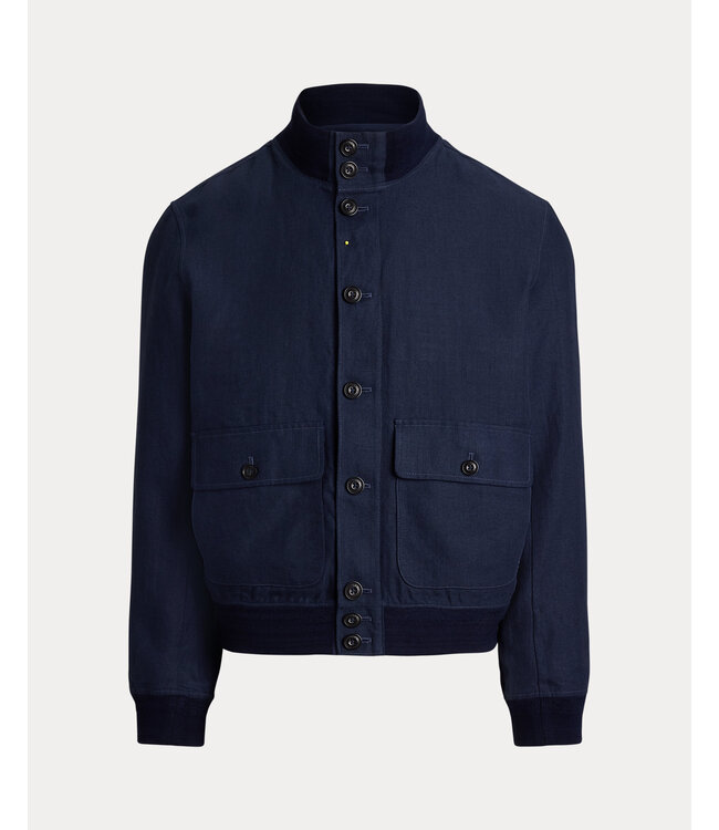 POLO RALPH LAUREN The Barrett Linen Herringbone Jacket