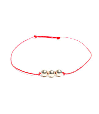 RM KANDY Gold Beaded Cord Bracelet RM KANDY Gold Beaded Cord Bracelet