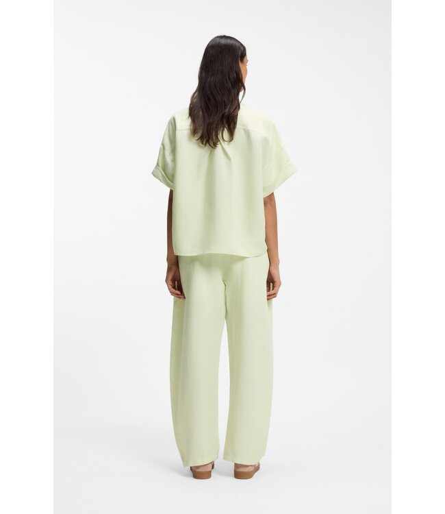 BOSS Regular-Fit Blouse with Rolled Cuffs