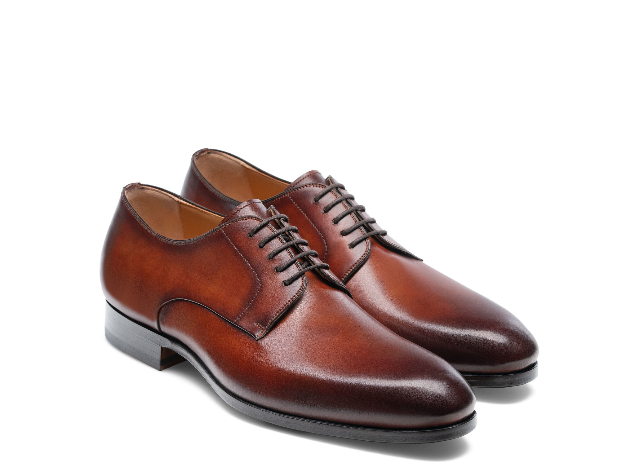 ANDROS Leather Plain Toe Derbies