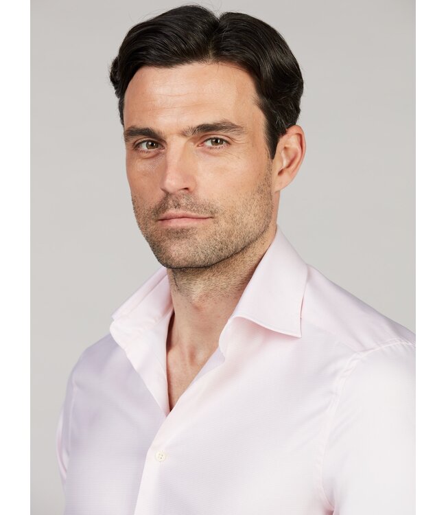 STENSTROMS Chemise en twill pied-de-poule rose foncé
