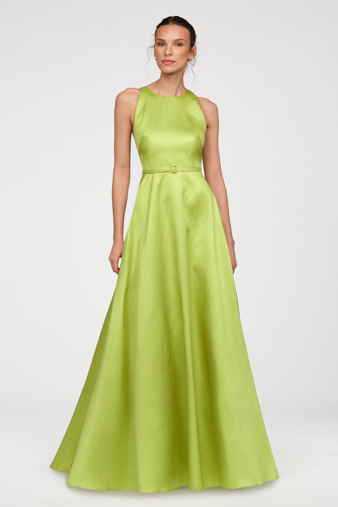 Minta Mikado Halter Gown