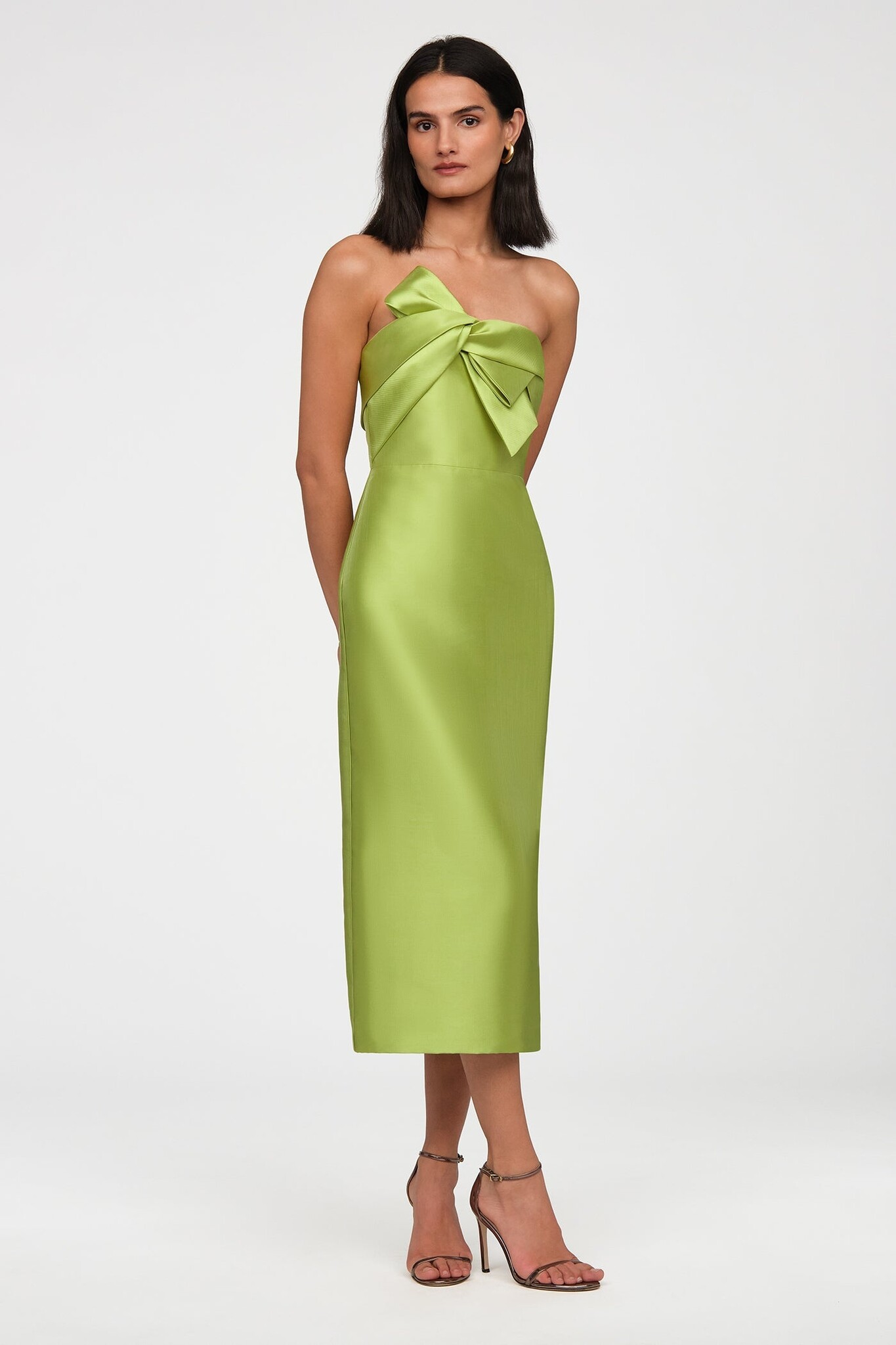 Aliana Strapless Mikado Dress
