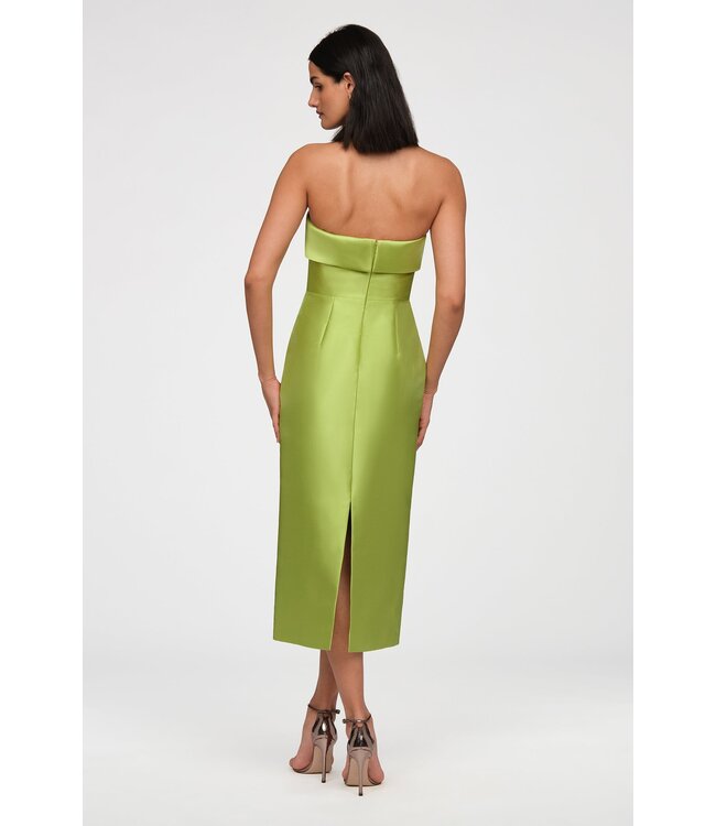 Theia Aliana Strapless Mikado Dress