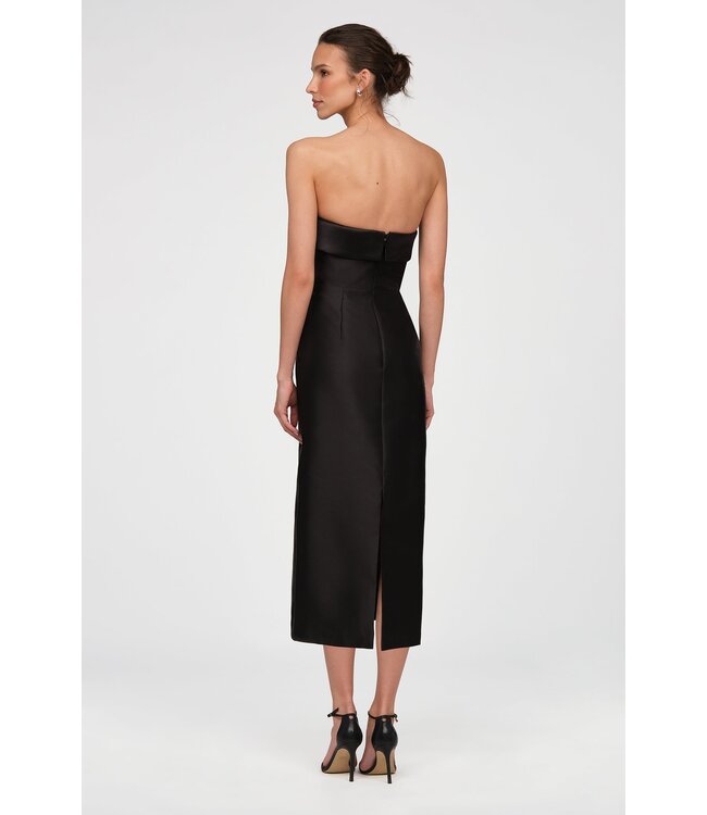 Theia Aliana Strapless Mikado Dress