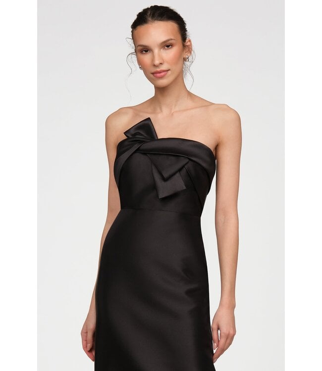 Theia Aliana Strapless Mikado Dress