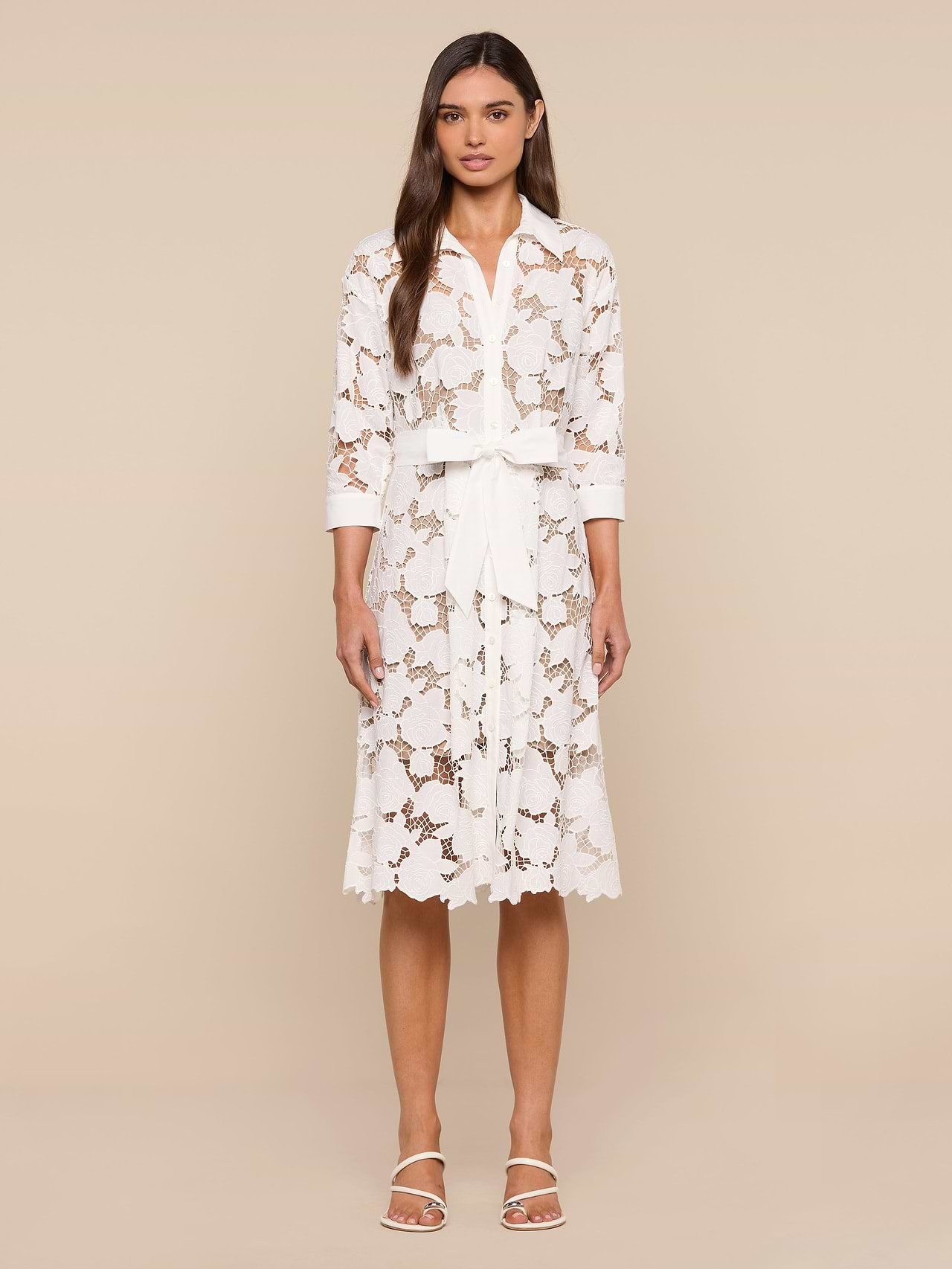 May Eyelet Shirt Dress