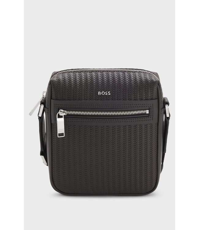 BOSS Reporter Bag with Embossed Pattern