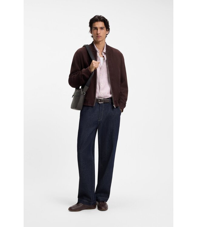 BOSS Reporter Bag with Embossed Pattern