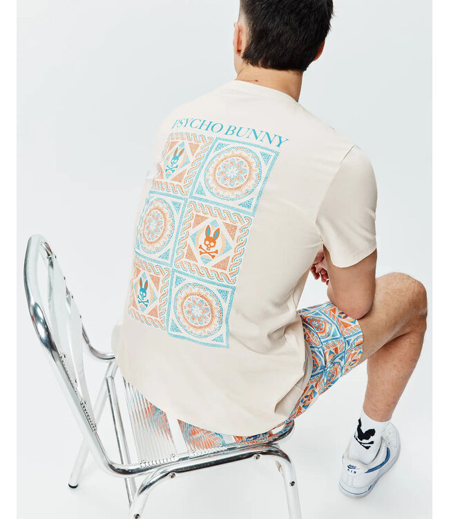 PSYCHO BUNNY Mens Frank Back Graphic Tee