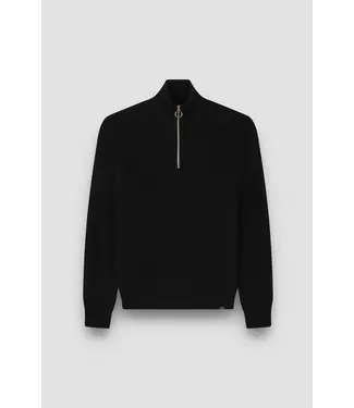 PAUL & SHARK Tech Wool Half-Zip Ribbed Sweater