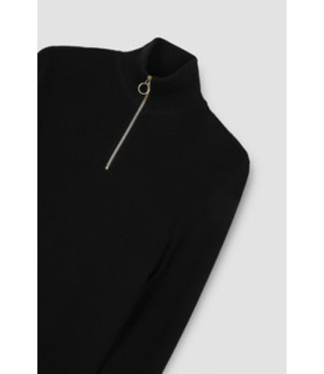 PAUL & SHARK Tech Wool Half-Zip Ribbed Sweater