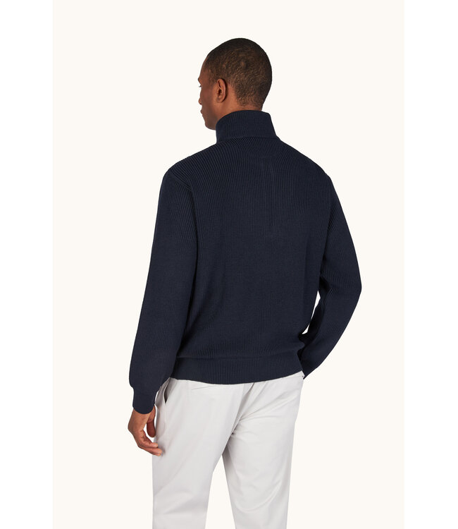 PAUL & SHARK Tech Wool Half-Zip Sweater with Typhoon® Trim