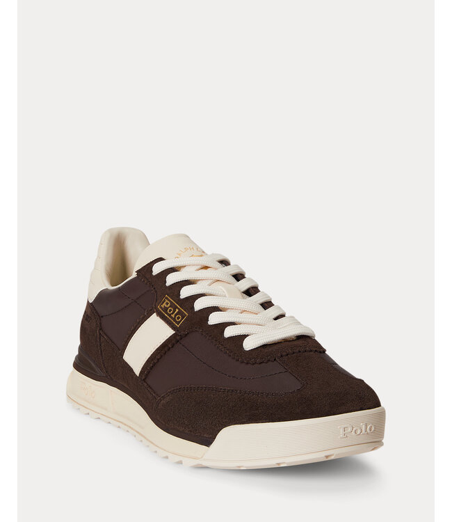 POLO RALPH LAUREN Sneaker Varick en cuir et suède