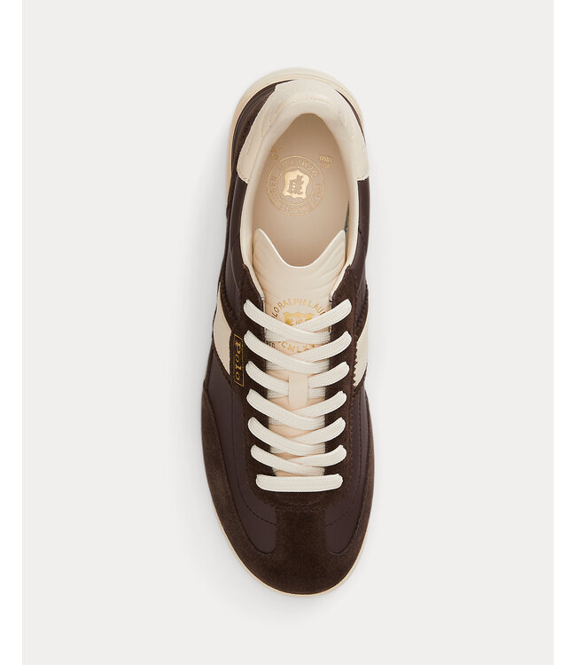 POLO RALPH LAUREN Varick Leather-Suede Sneaker