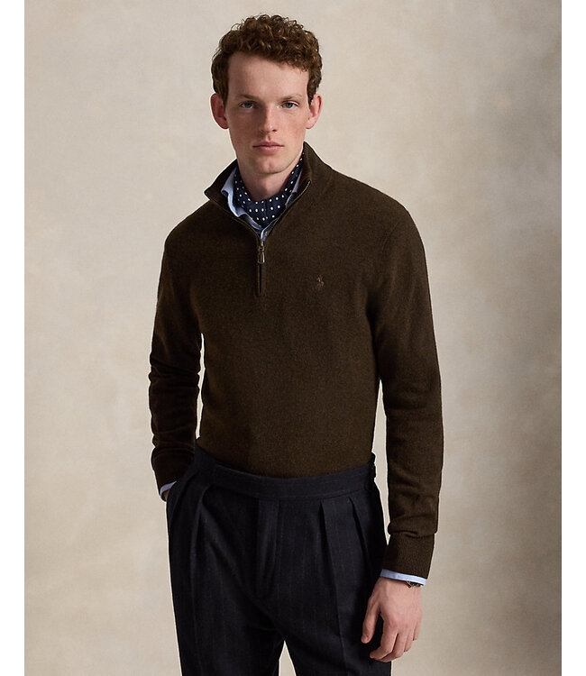POLO RALPH LAUREN Wool Quarter-Zip Sweater