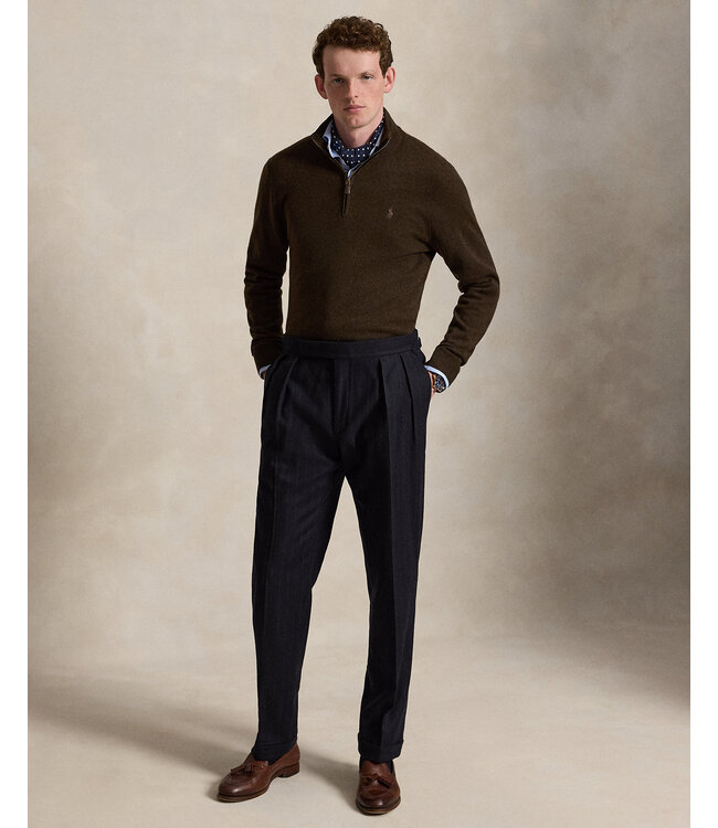 POLO RALPH LAUREN Pull en laine à col zippé