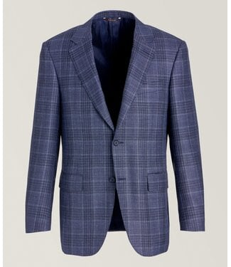 CANALI Checked Wool-Blend Sport Jacket CANALI Checked Wool-Blend Sport Jacket