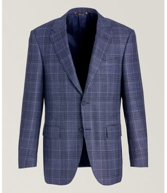 CANALI Veste sport à carreaux en mélange de laine