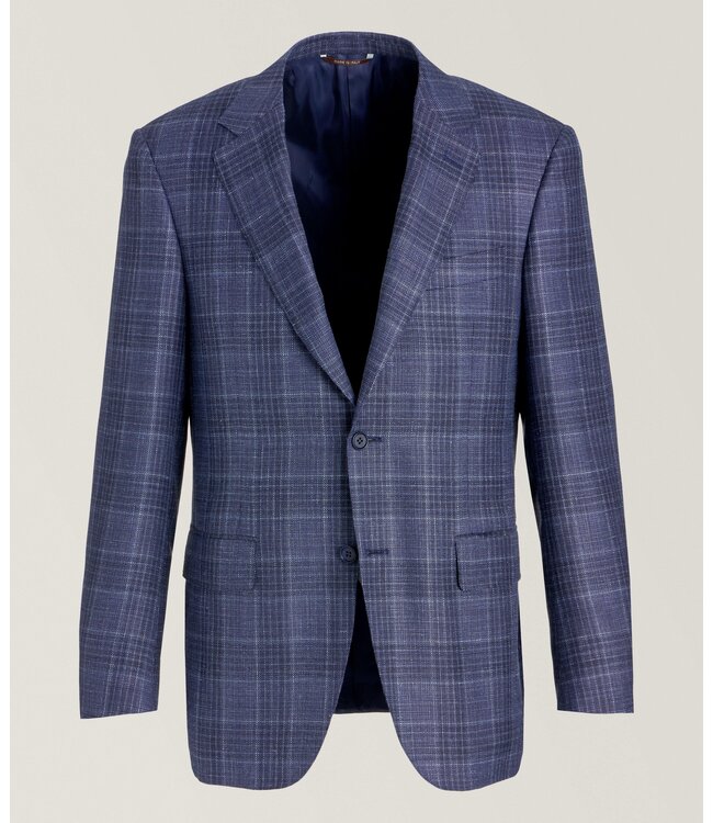 CANALI Checked Wool-Blend Sport Jacket