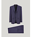 CANALI Costume bleu denim coupe régulière en laine stretch et cachemire