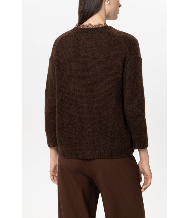LUISA CERANO Cardigan Made of Alpaca Mix