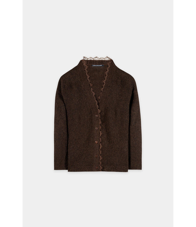 LUISA CERANO Cardigan en mélange d’alpaga