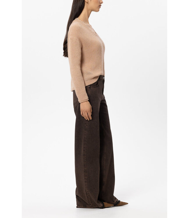 LUISA CERANO Authentic Wide-Leg Denim