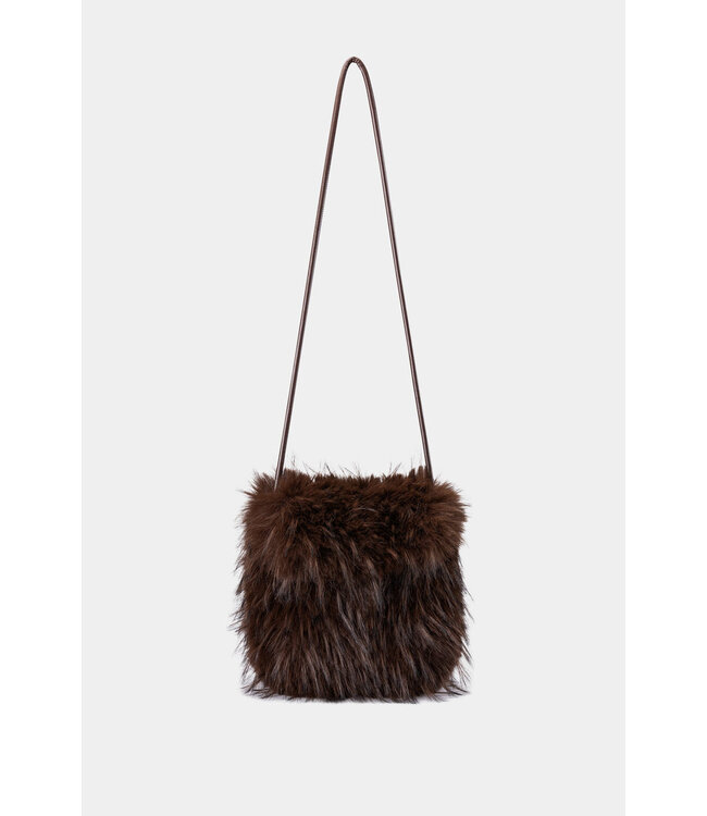 LUISA CERANO Boho Bag in Fur Look