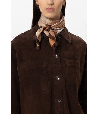 LUISA CERANO Silk Scarf with Print