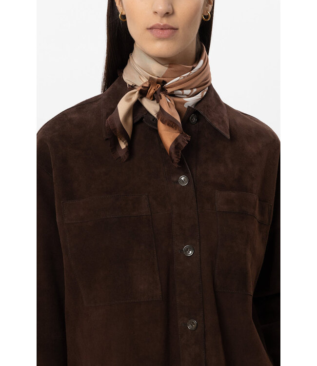 LUISA CERANO Silk Scarf with Print