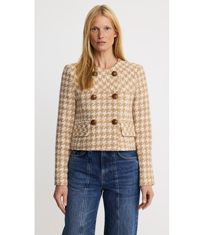 SMYTHE Collarless DB Mini Jacket