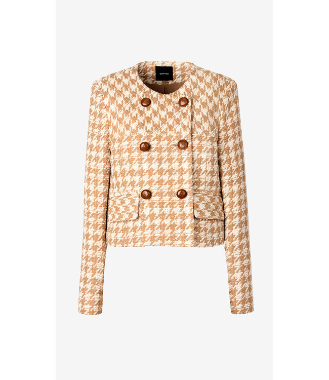 SMYTHE Collarless DB Mini Jacket